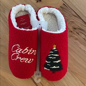 Wondershop Red Cabin Crew Slippers